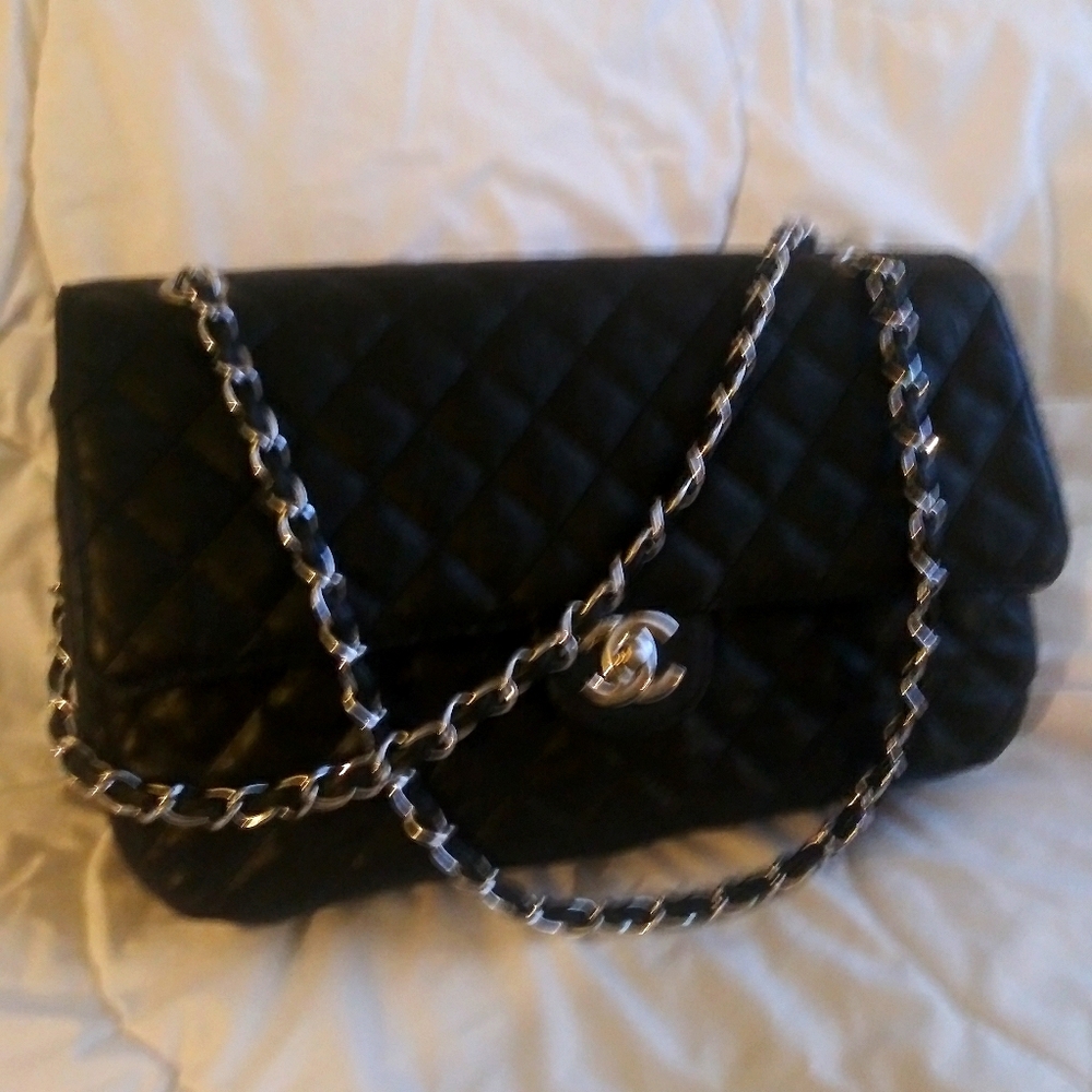 Black handbag